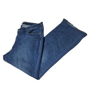 Levis 415 Classic Boot Jeans Womens Plus Size 24W High Rise Medium Wash Denim